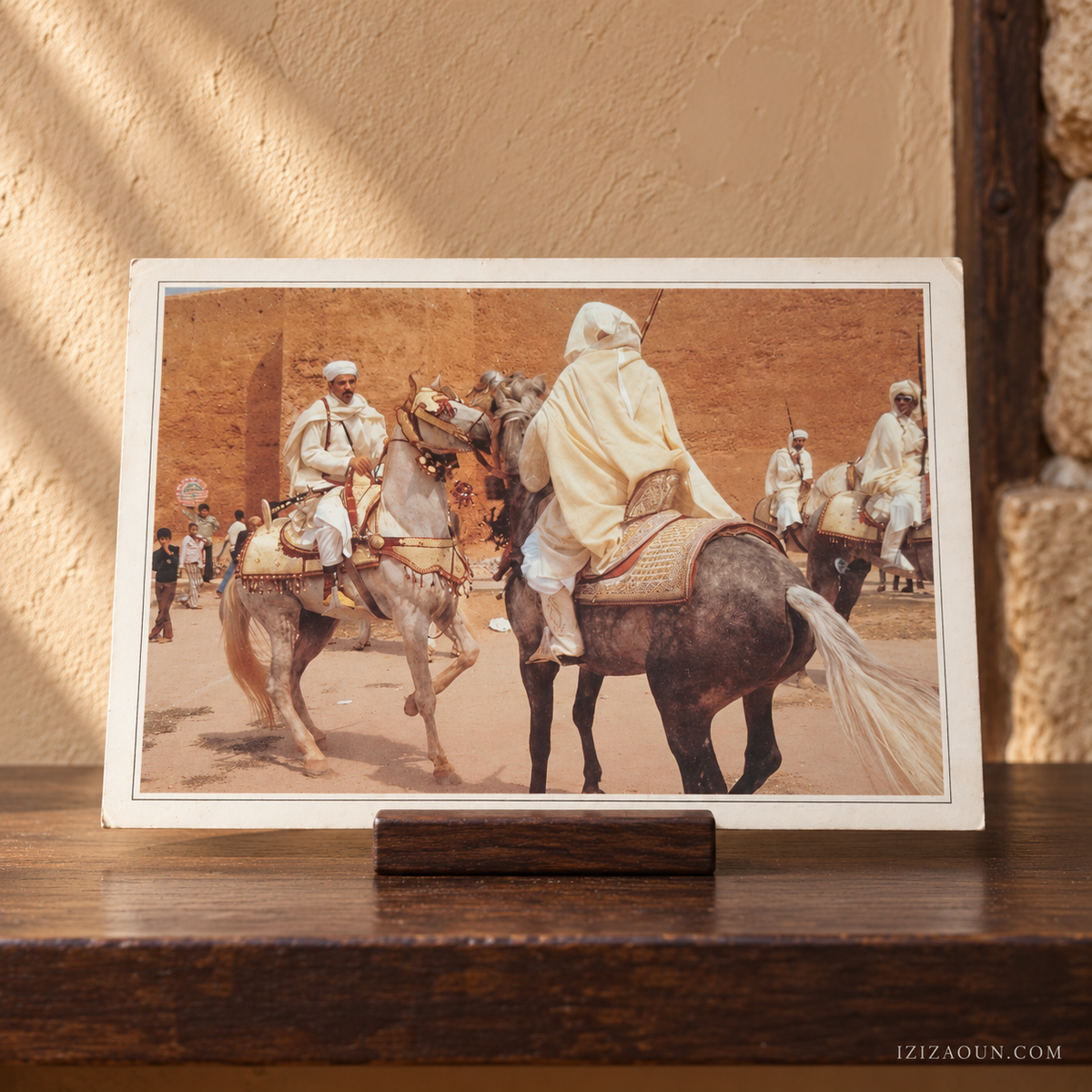 Carte postale marocaine – La Fantasia | Le Maroc des traditions